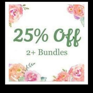 25% OFF BUNDLES!!!
